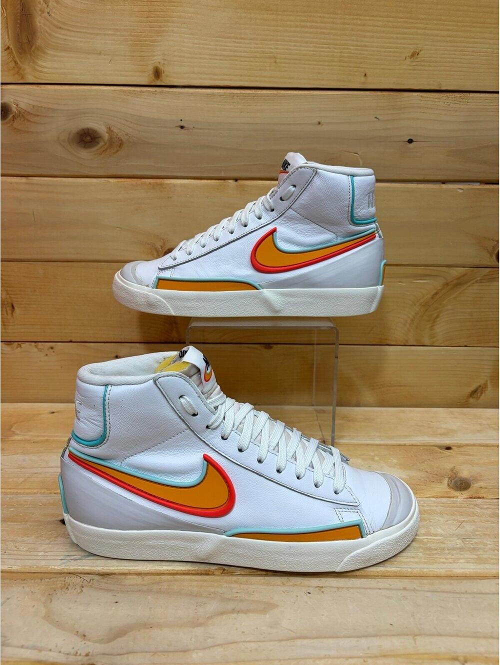 Nike Mens Blazer Mid 77 DC1746-100 Multicolor Lace-Up Sneaker Shoes Size 6.5